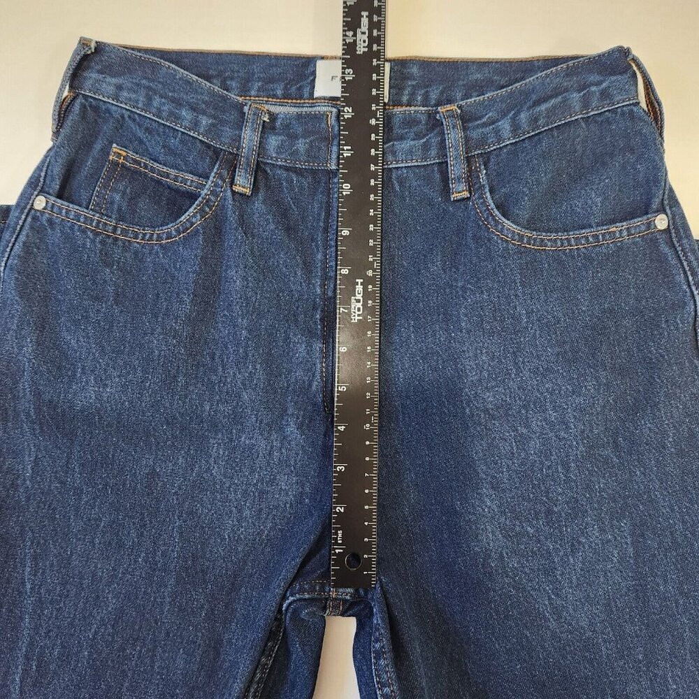 FRAME Denim Le High N Tight Straight Leg Exposed Zipper Jeans 29 Blue High Rise - Picture 6 of 13